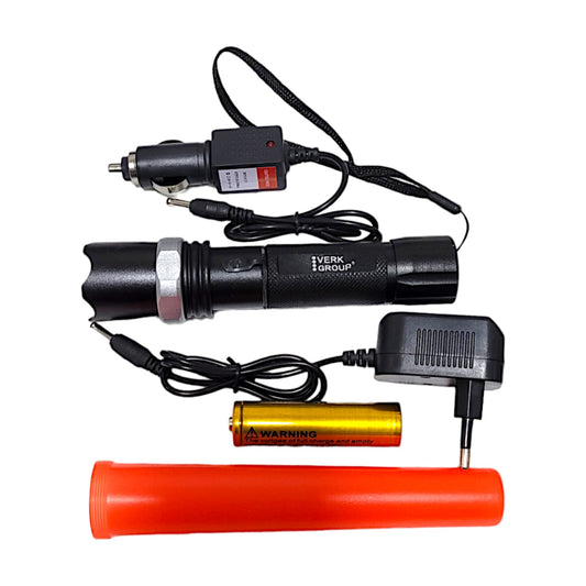Bailong taktische LED-Taschenlampe Zoom XML T6 Batut