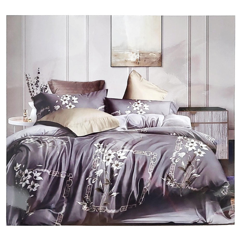 Roland Germany 5D Bettwäsche Set 200x220 Bettdeckenbezug Blumen Design – Da Meso