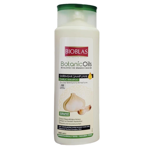 Bioblas Garlic Shampoo Anti Hair Loss Odorless 500ml
