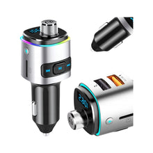 Bluetooth Auto Adapter FM Transmitter – USB Schnellladegerät, LED