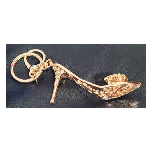 Schlüsselanhänger Schlüsselbund High Heels Design mit Strass
