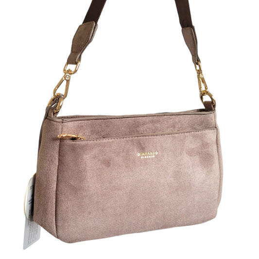 Diana & Co Firenze Damen Crossbody, Umhängetasche - Beige