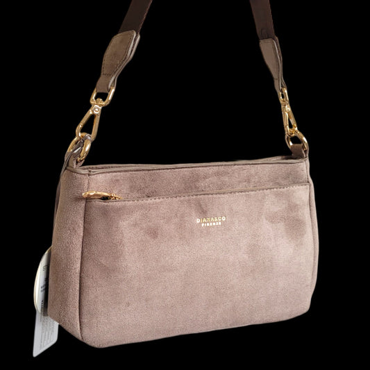 Diana & Co Firenze Damen Crossbody, Umhängetasche - Beige