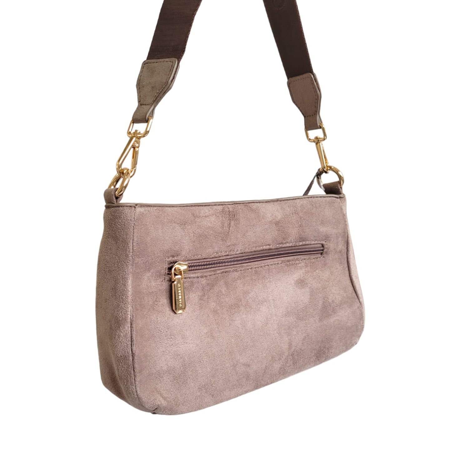 Diana & Co Firenze Damen Crossbody, Umhängetasche - Beige