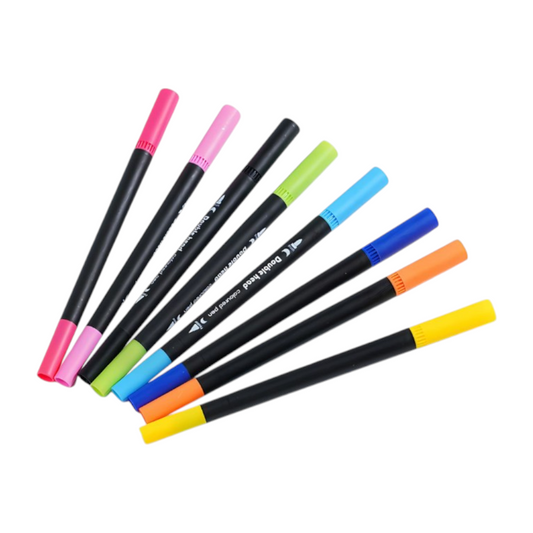 Dual Brush Marker 100 Farben Doppelseitige Aquarellstifte Set mit Etui