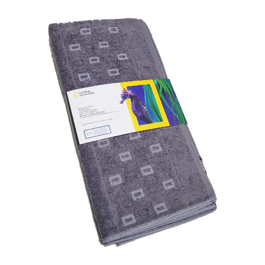 National Geographic Badetuch Wellnesstuch Trockentuch 100x150 Grau