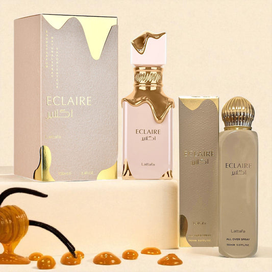 Lattafa Eclaire Eau de Parfum oder All Over Spray Deodorant Auswahl