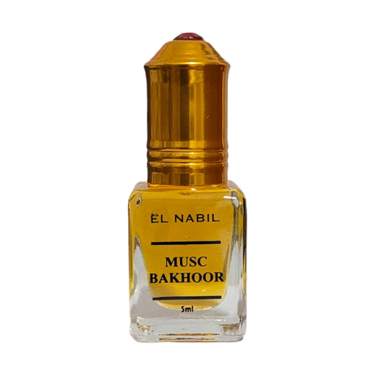 El Nabil Musc Bakhoor Parfum Öl mit Roll-On-Applikator 5 ml