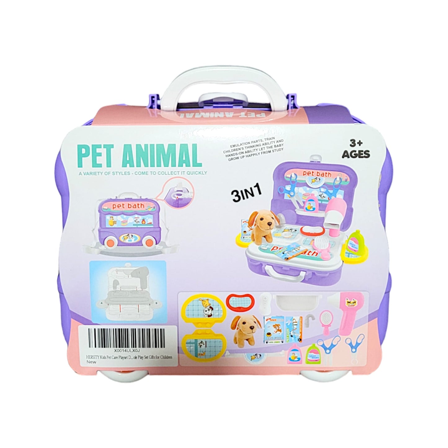 Tierpflege set für Kinder 3in1 - 20 teilig