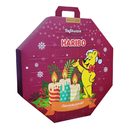 Haribo Adventskalender Duftkerze Teelichter