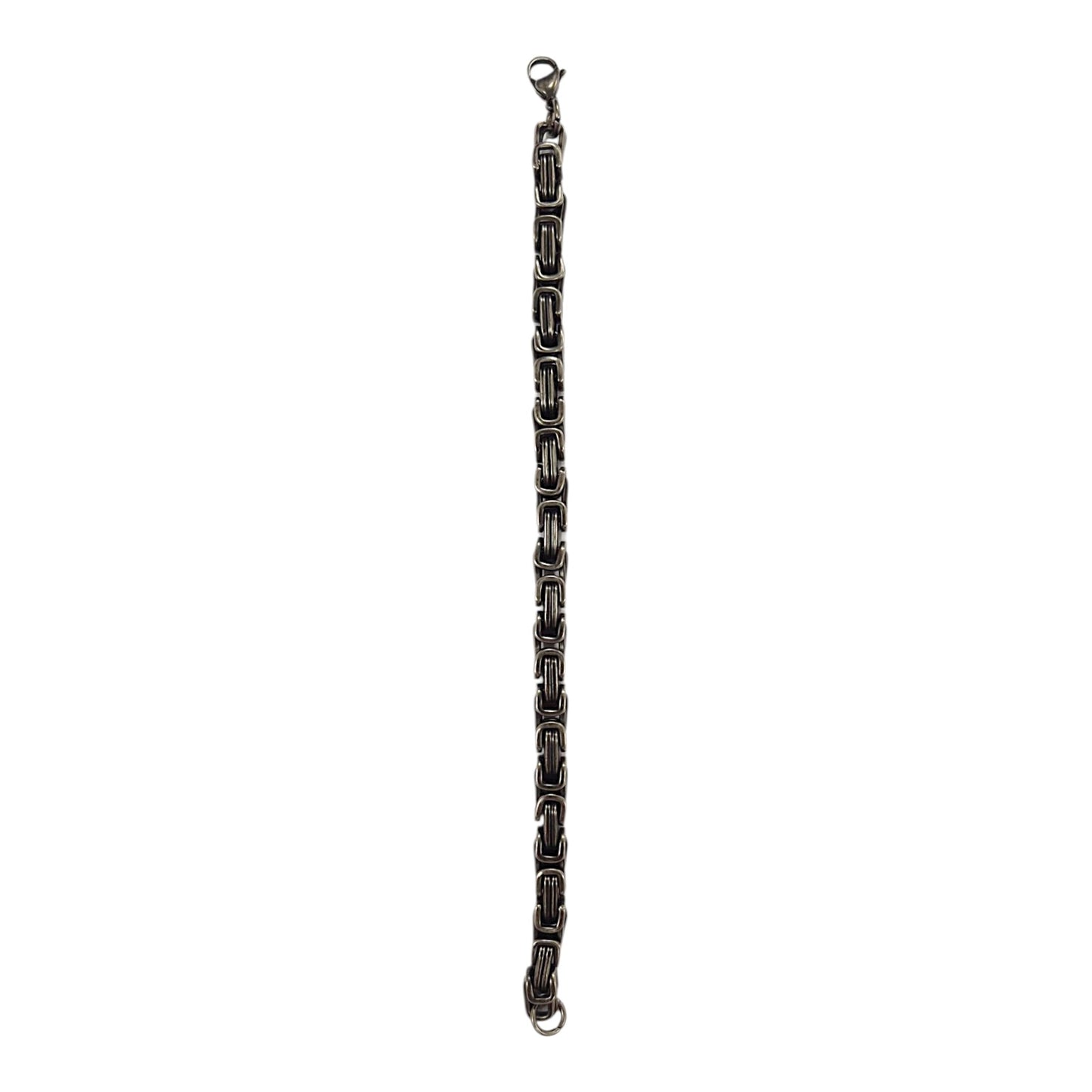 Herrenarmband aus Edelstahl – Massives Kettendesign Schwarz