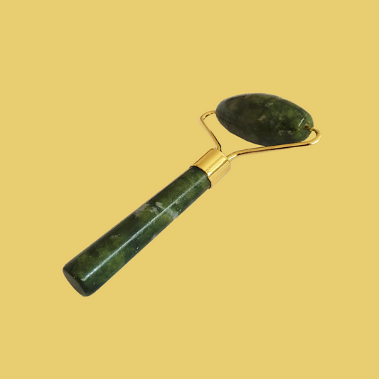 Massage Gesichtsroller Jadestein 11x6cm