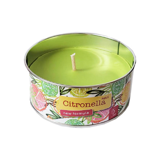 Gala Duftkerze Kerze Citronella Max Duft Metalldose Grün 165g