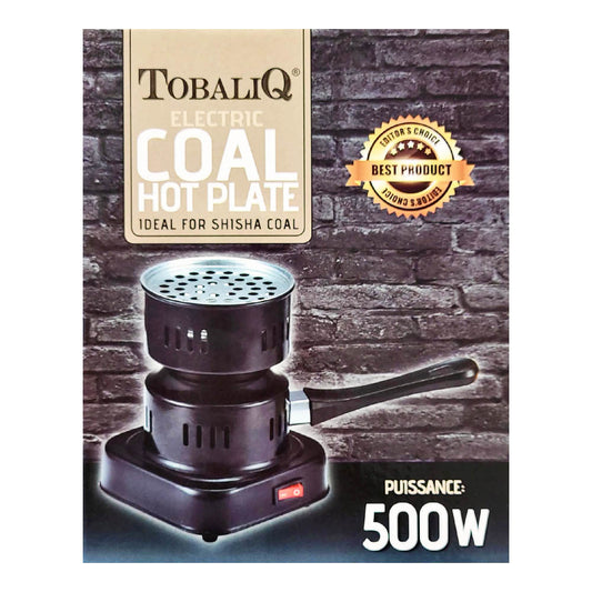 TobaliQ Elektrischer Shisha-Kohleanzünder Shishaanzünder 500 Watt