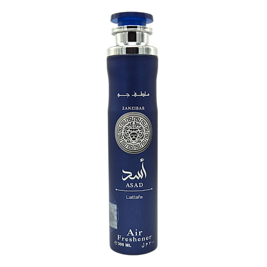 Lattafa Raumduft Set Lufterfrischer Asad Zanzibar 3x300ml=900ml