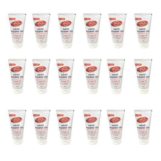 Hand Hygiene Gel in Tube 20x50ml von Lifebuoy Total 10 + 4x GRATIS