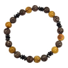 Naturstein-Armband – Braun & Ocker/Erdtöne