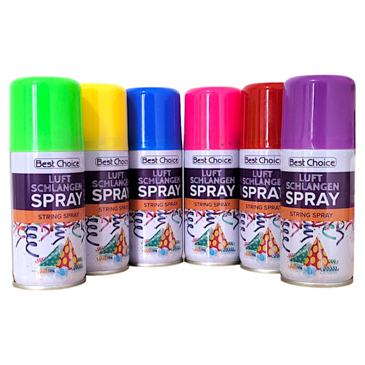 Party Luftschlangenspray von Best Choice 80ml