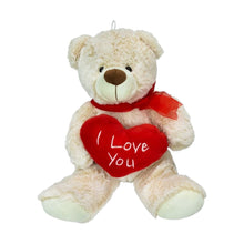 Plüschbär mit Herz Kuschelbär I Love You als Geschenk 28 cm
