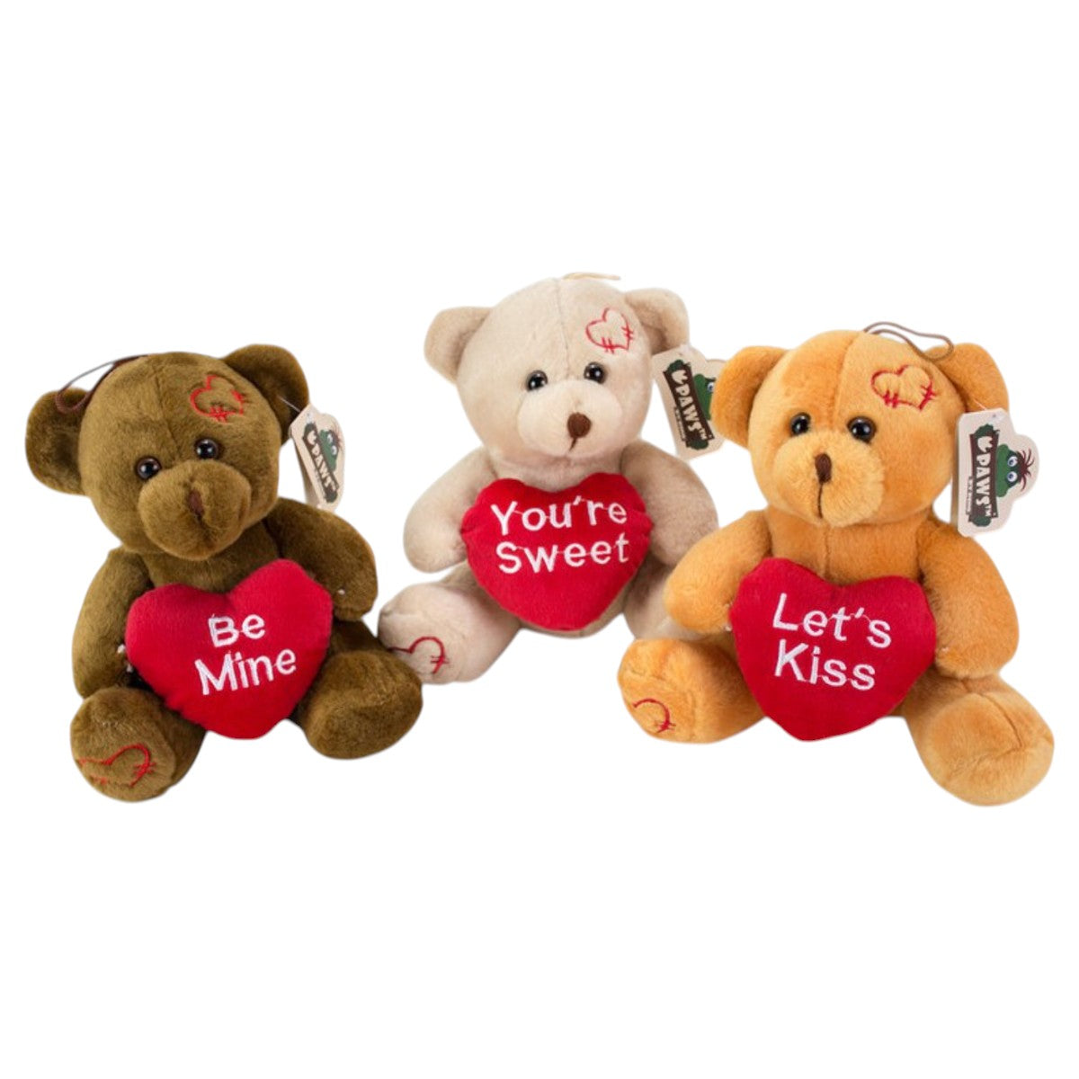 Plüschbär mit Herz Kuschelbär als Geschenk 20 cm