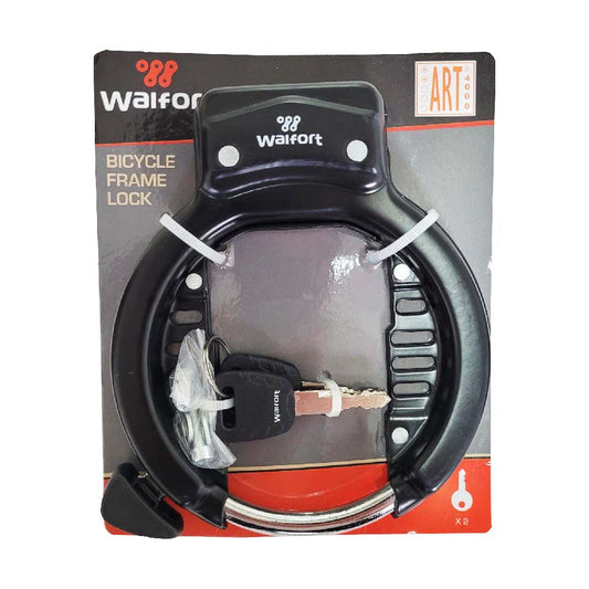 Walfort Rahmenschloss für Fahrrad und Motorrad mit 2 Schlüssel