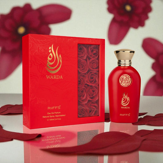 RiiFFS Warda Eau de Parfum 100ml Geschenkset mit Rose