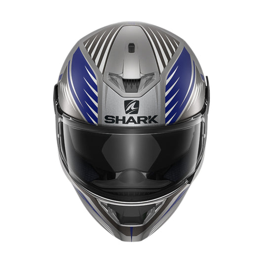 SHARK Skwal 2.2 Hallder Matt Anthracite-Blue-Anthracite ABA Gr. XL