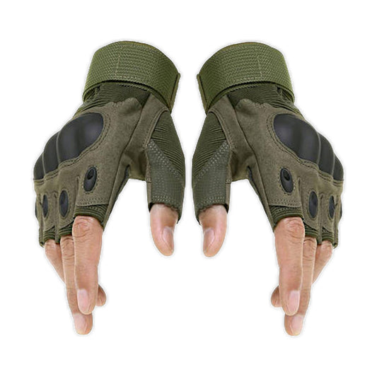 Taktische Militärische Handschuhe Fingerlose Kampfhandschuhe XL