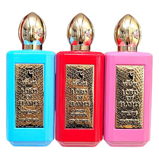 Volaré Lord of Flames Immortal, Pink Bite, Venom Infernal EDP 100ml