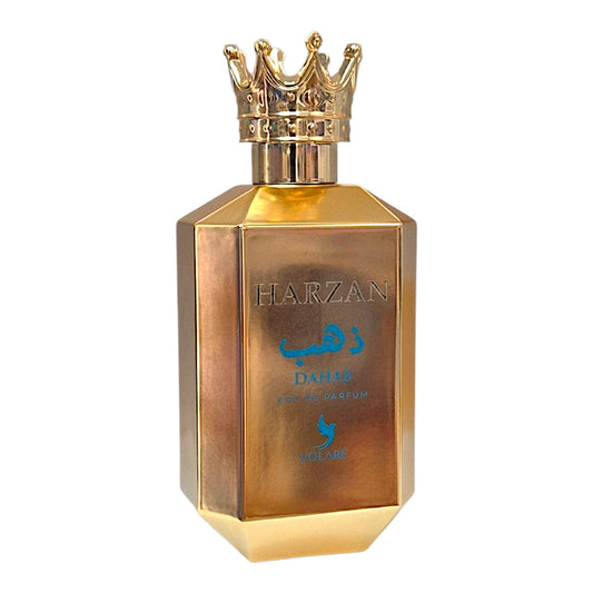 Volaré Harzan Dahab Eau de Parfum 100 ml mit Basilikum, Vetiver, Grapefruit und Patchouli. Würzig-frischer Unisex Duft mit moderner Eleganz.