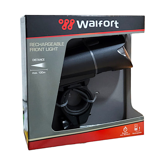 Walfort Aufladbare Fahrradlampe Vorderlicht