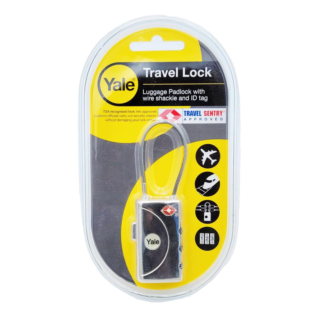 Yale Koffer und Tasche Zahlenschloss - Kofferschloss mit 3 stelligem Zahlencode