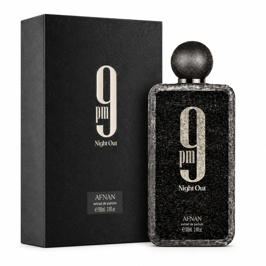 Afnan 9 PM Night Out Extrait de Parfum 100 ml – Intensiver Unisex Duft