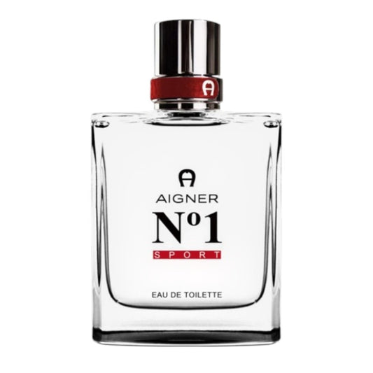Aigner No 1 Sport Pour Homme Eau de Toilette 100 ml – frischer Herrenduft mit Grapefruit, Kardamom und Leder