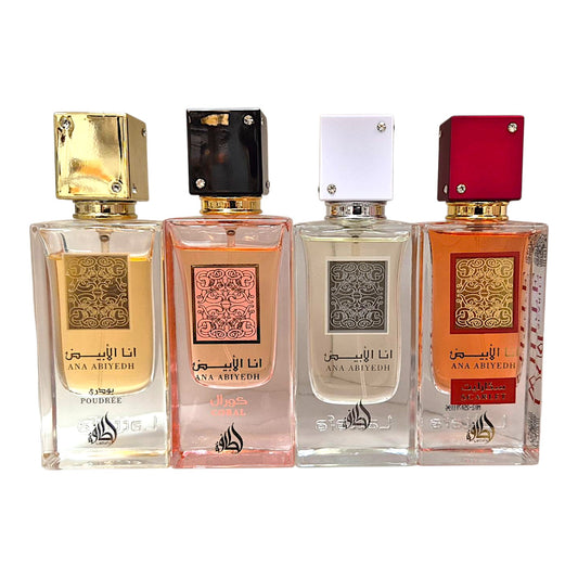 Lattafa Ana Abiyedh Serien Poudree, Coral, Rouge, Scarlet, EDP 60ml 1 Stk.