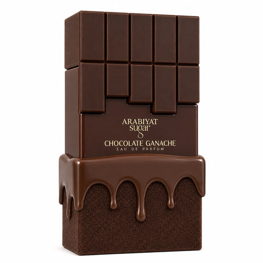 Arabiyat Sugar Chocolate Ganache Eau de Parfum 100 ml Damenparfum mit Banane, Kokosnuss, Vanille, Tonkabohne und cremigen Gourmand-Noten im eleganten Flakon