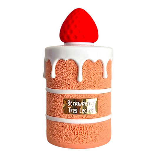 Arabiyat Sugar Strawberry Tres Leches Eau de Parfum 100 ml – gourmandiger Damenduft mit Erdbeermilch, Marshmallow und Vanille