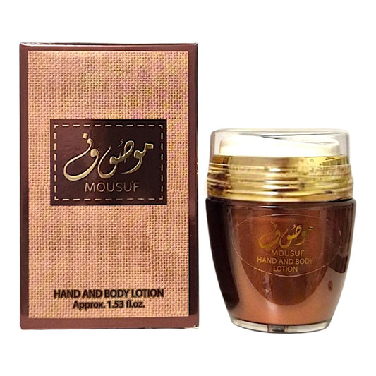 Ard Al Zaafaran Mousuf Body Lotion 45 ml – orientalischer Unisex-Körperpflegeduft mit Ananas, Pfeffer und Zedernholz – Bild 3