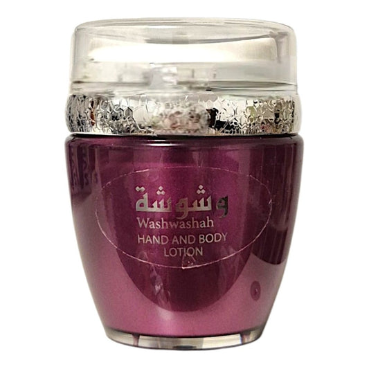 Ard Al Zaafaran Waswashah Body Lotion 45 ml – orientalische Damen-Körperlotion mit Himbeere, Jasmin und Vanille