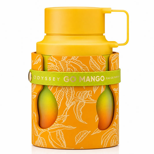 Odyssey Go Mango Eau de Parfum 100ml + Parfümzerstäuber (leer)