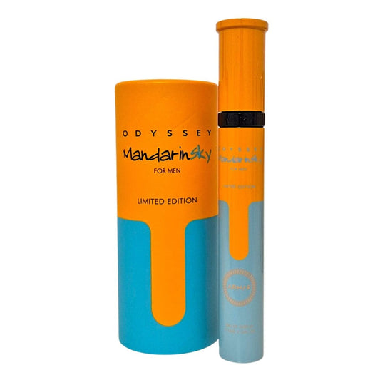 Armaf Odyssey Mandarin Sky Limited Edition Eau de Parfum 10 ml – orientalischer Herrenduft mit Mandarine, Karamell und Zeder