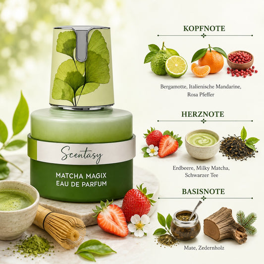 Scentasy Matcha Magix Eau de Parfum + Parfümzerstäuber (leer) Set