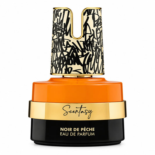 Scentasy Noir de Pêche Eau de Parfum+ Parfümzerstäuber (leer)