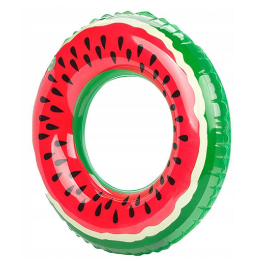 Aufblasbarer Wassermelonen Schwimmring 65 cm – bunter Pool Schwimmreifen fuer Kinder 3 bis 6 Jahre – Bild 2