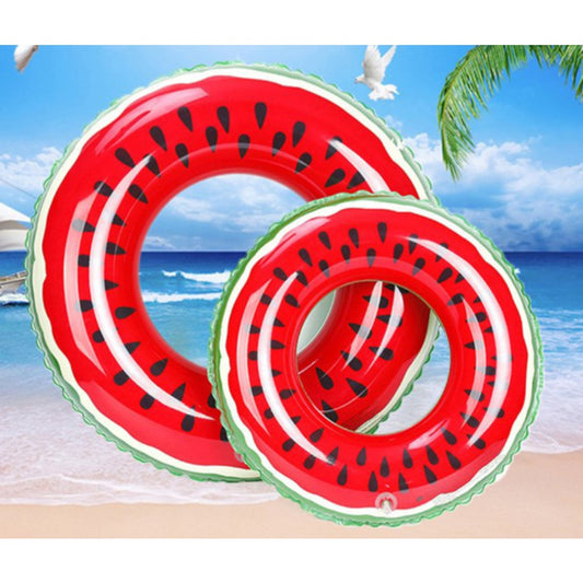 Aufblasbarer Wassermelonen Schwimmring 65 cm – bunter Pool Schwimmreifen fuer Kinder 3 bis 6 Jahre – Bild 3