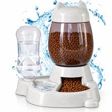 Automatischer Futter- & Wasserspender 2-in-1 – Schwerkraft-Futterautomat für Katzen & Hunde
