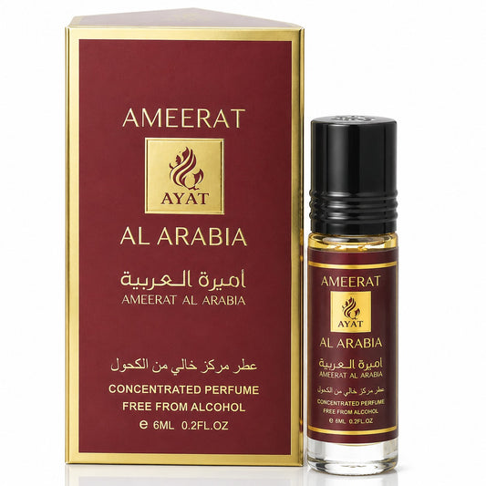 Ayat Ameerat Al Arabia Parfümöl 6ml mit Bergamotte und weißem Moschus