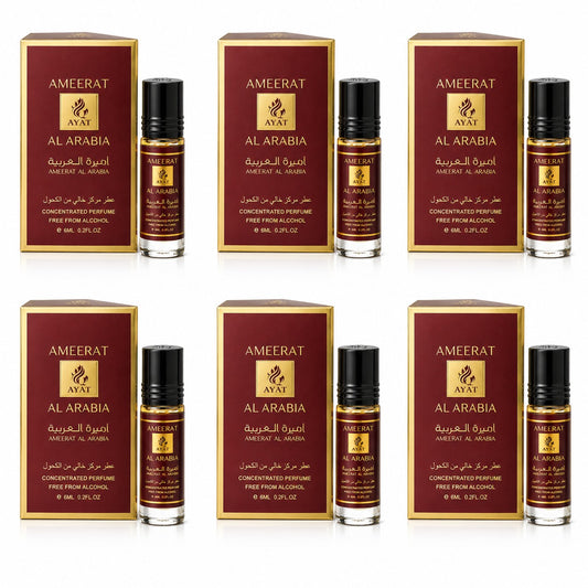 Ayat Ameerat Al Arabia Parfümöl 6ml mit Bergamotte und weißem Moschus