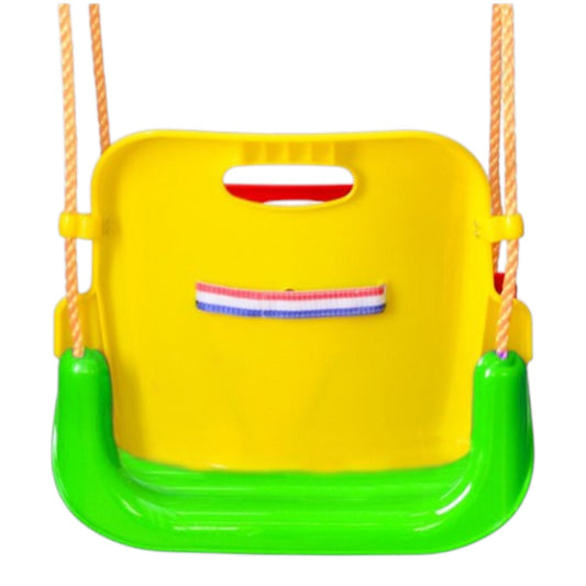 3-in-1 Kinderschaukel – Babyschaukel mit Rückenlehne & Sicherheitsbügel Grün