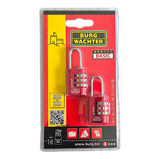 Burg Wächter Kofferschloss Combi Lock 88 20 Fun SB